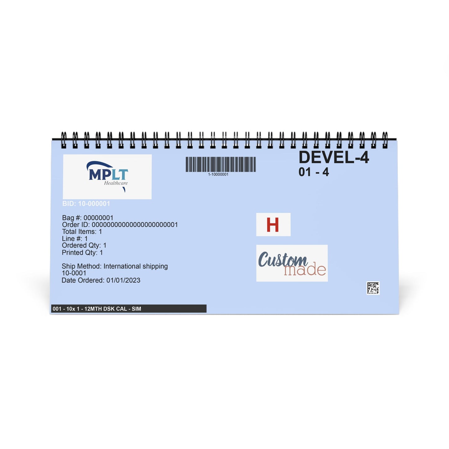 Desktop Calendar (2025 grid)